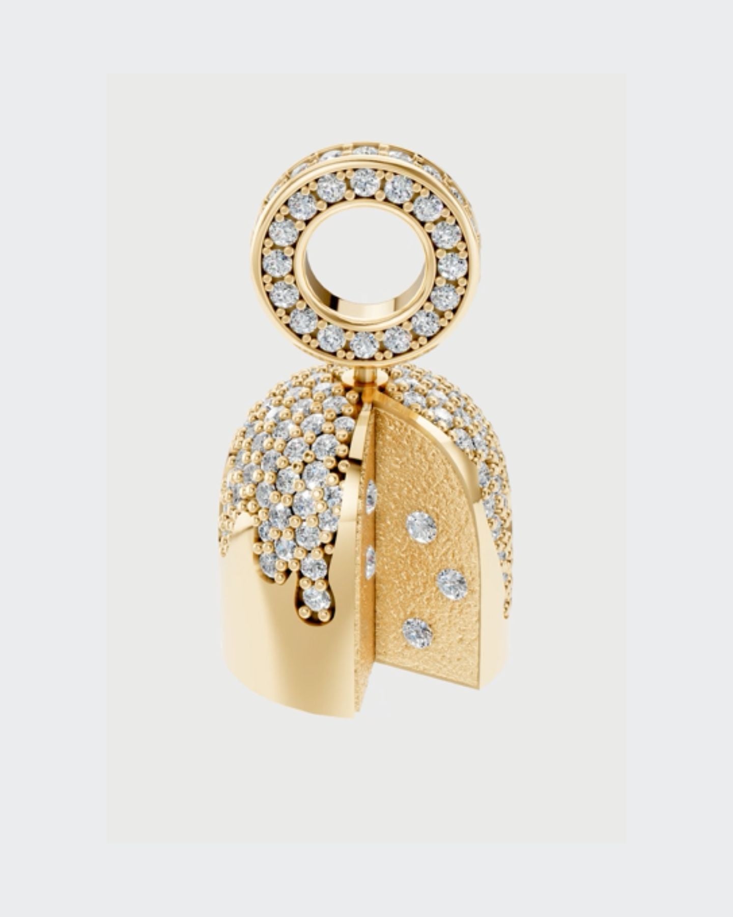 GOLD Easter Bread Pendant