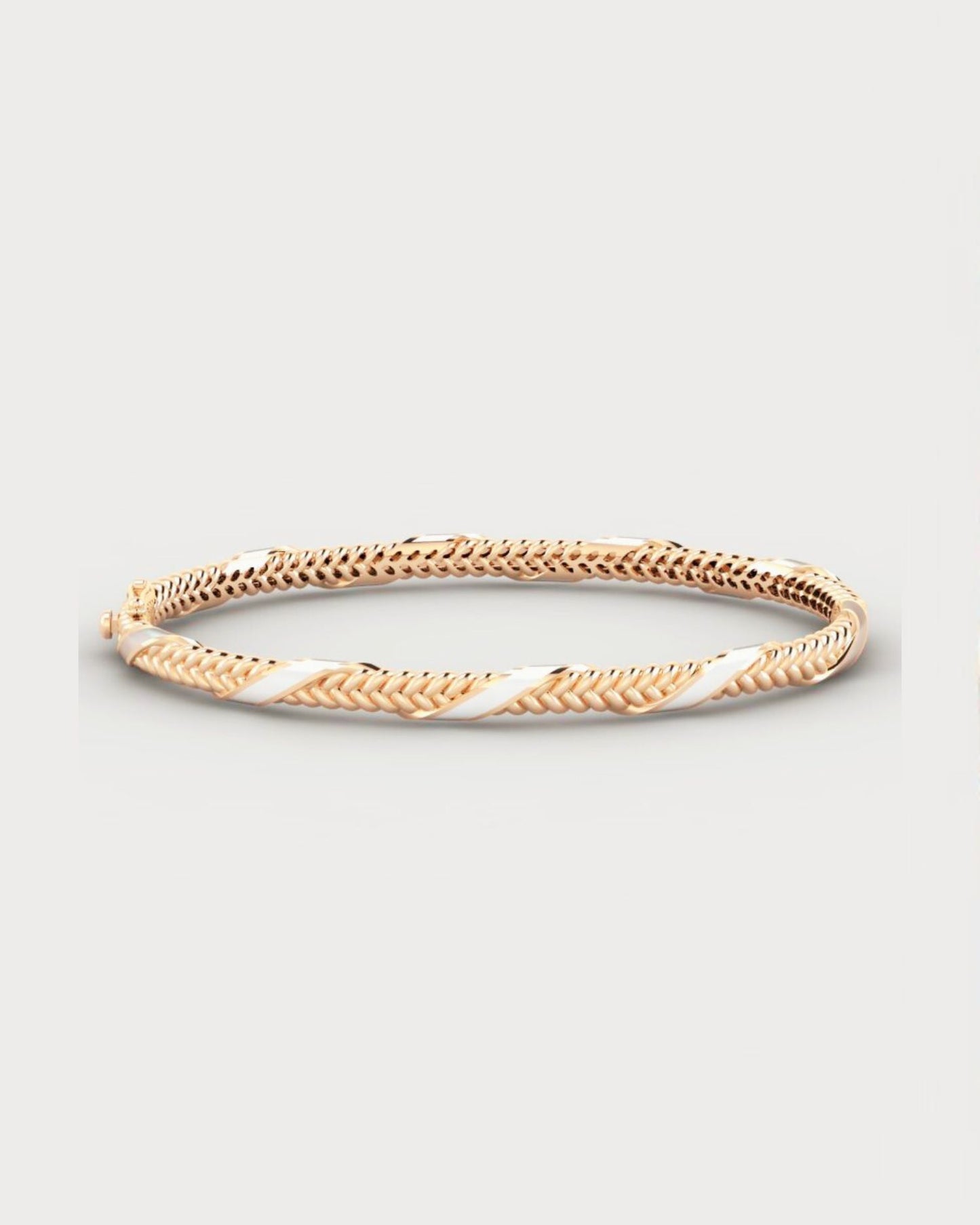 Gold Bracelet Spikelet with enamel