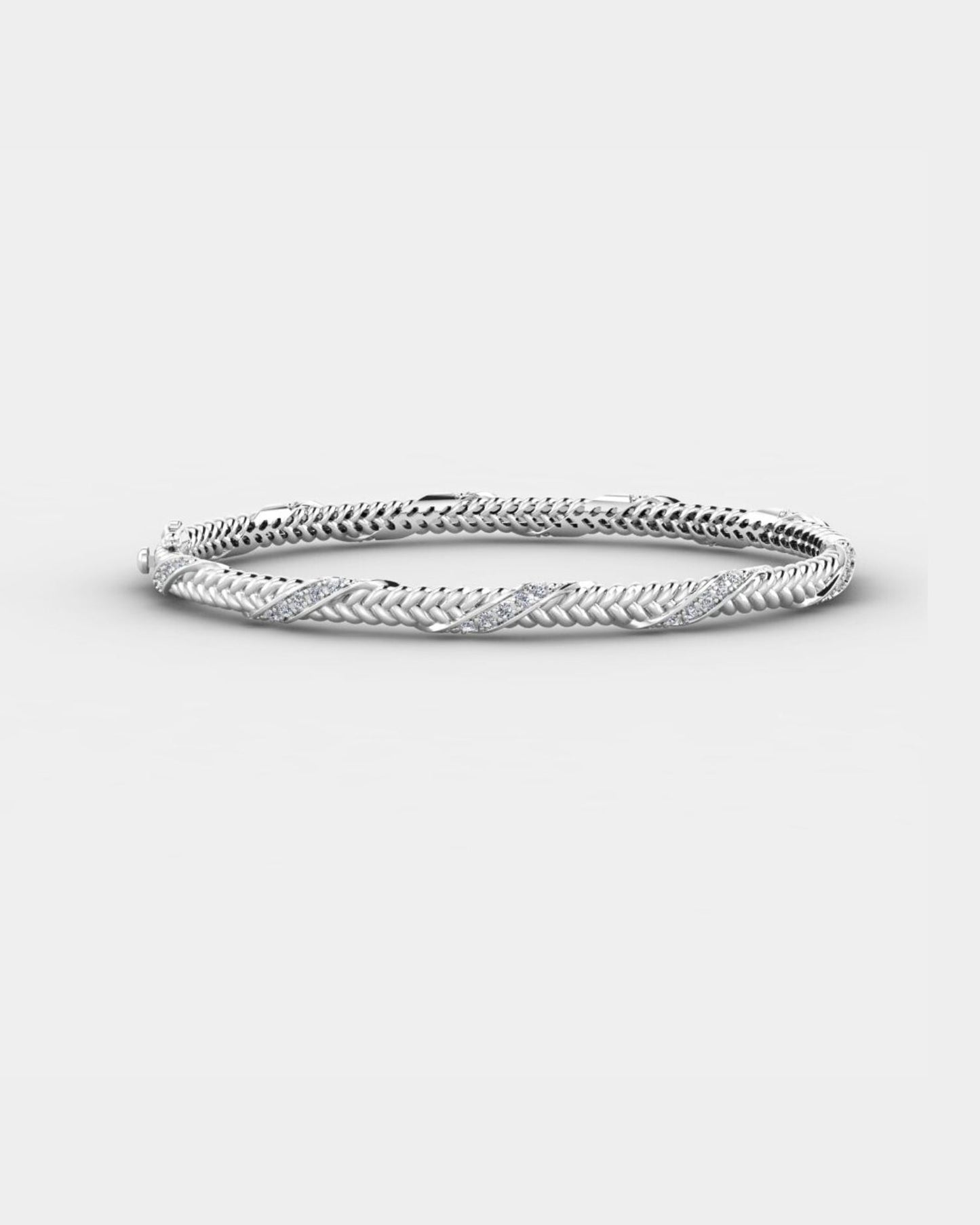 Gold Bracelet Spikelet with diamonds