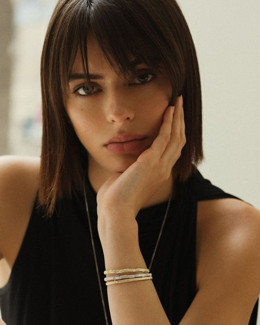 Gold Bracelet Spikelet