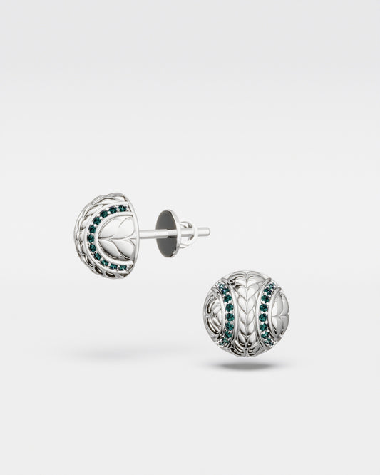Boucles d'oreilles Mimosa en or