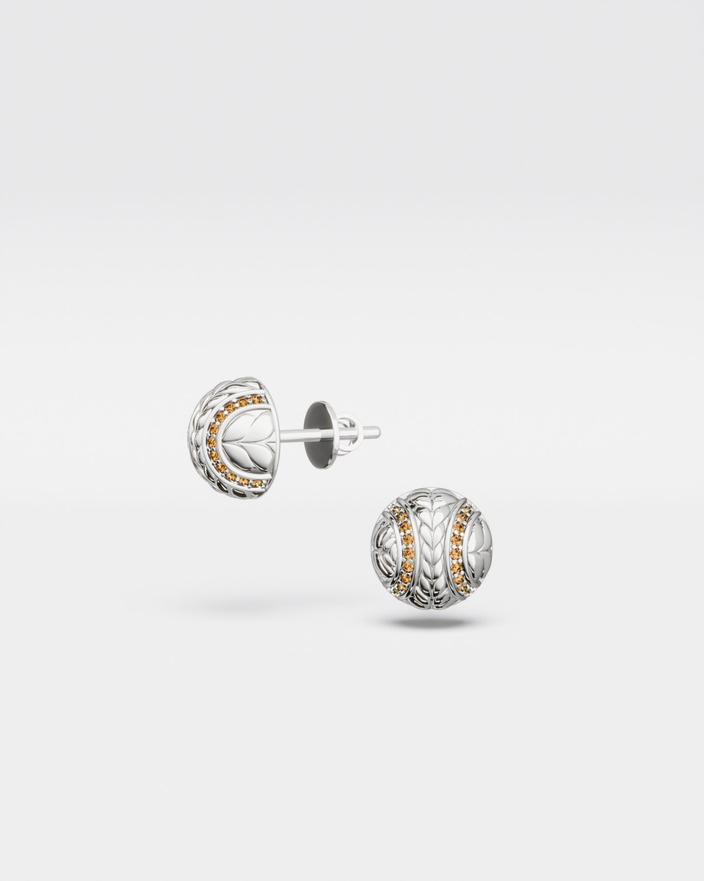 Tennis Ball Stud Earrings mini Clay court