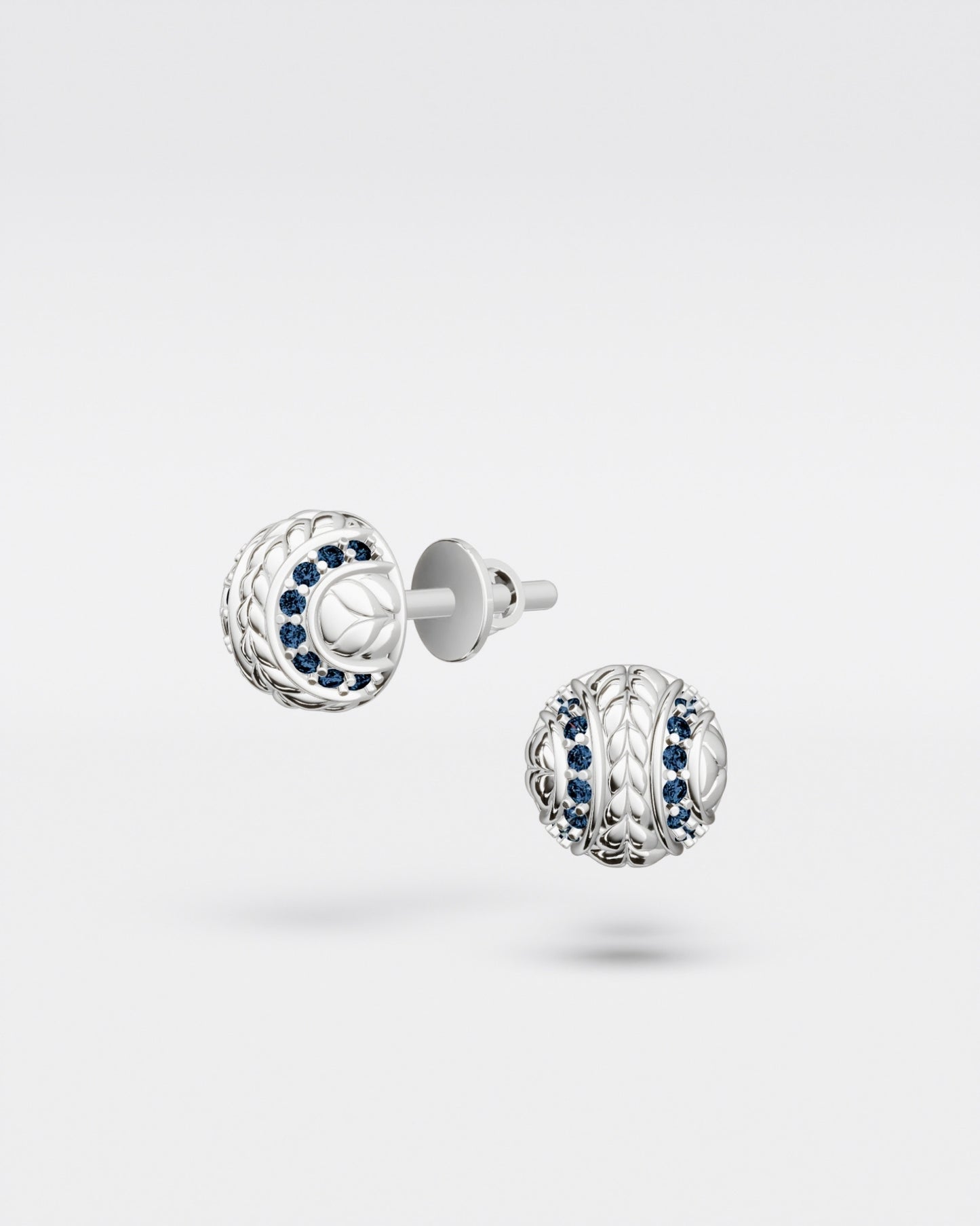 Tennis Ball Stud Earrings Hard Court mini