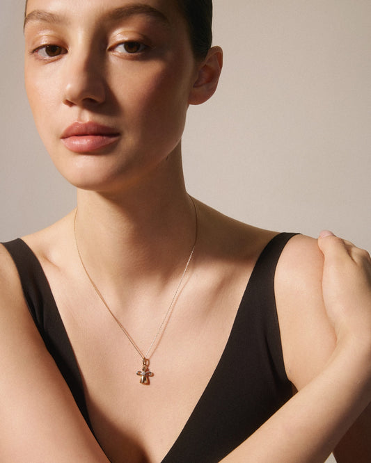 Angel Doll Pendant with diamonds