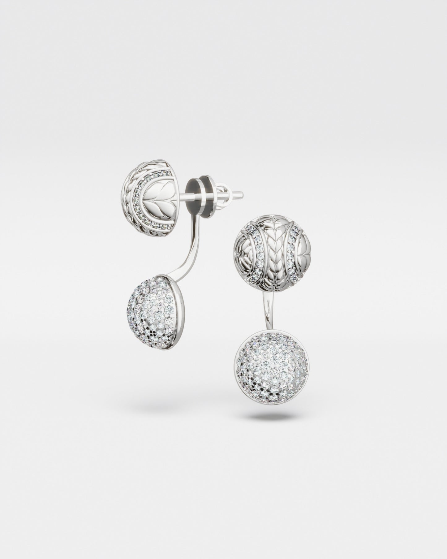Tennis Ball Stud Earrings