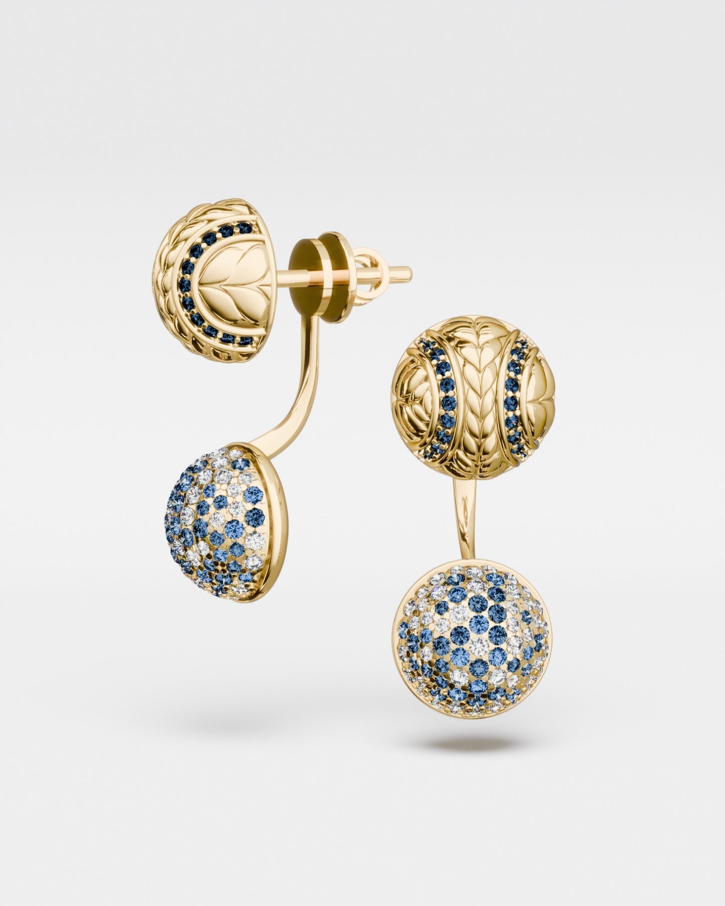 Tennis Ball Stud Earrings