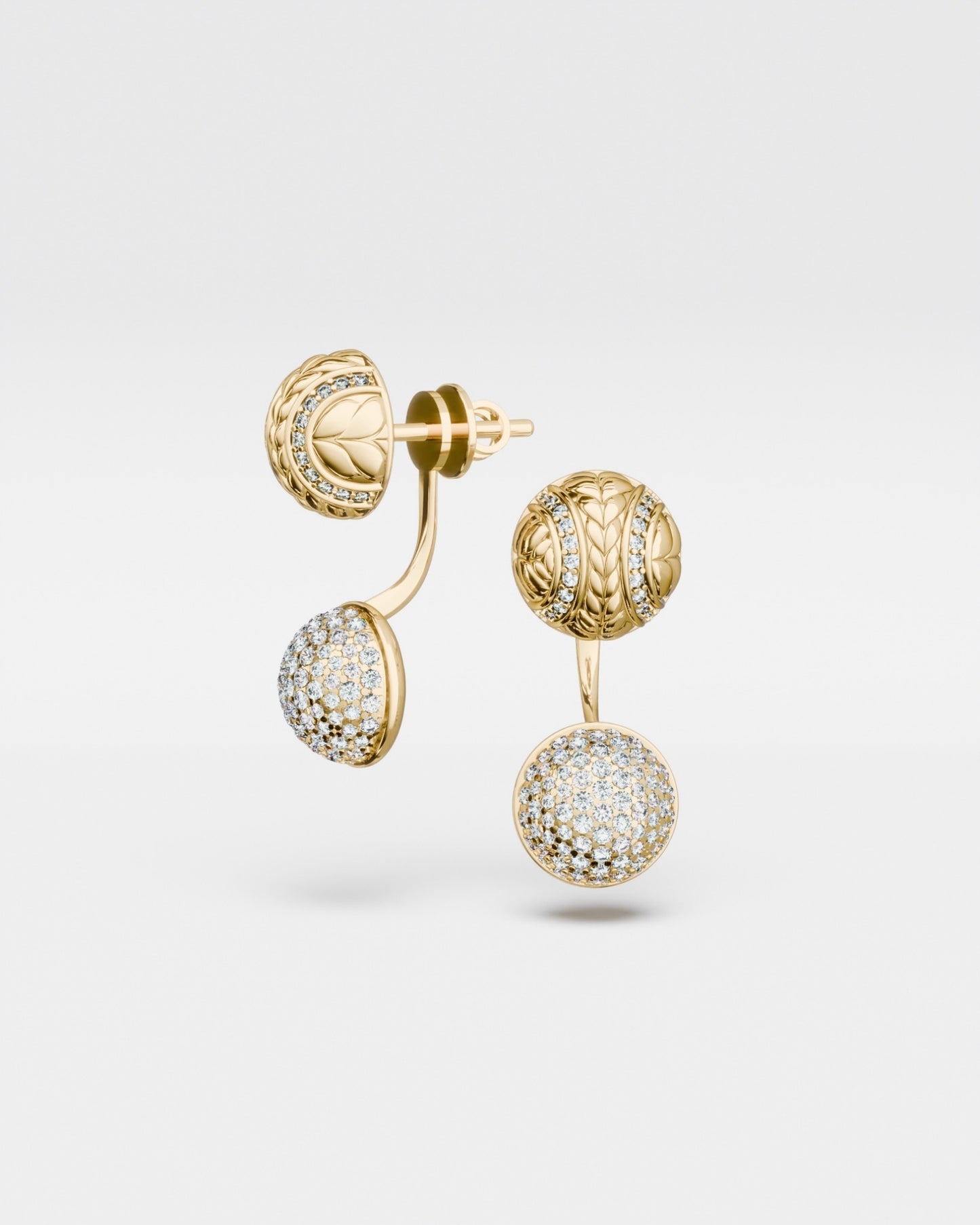 Tennis Ball Stud Earrings