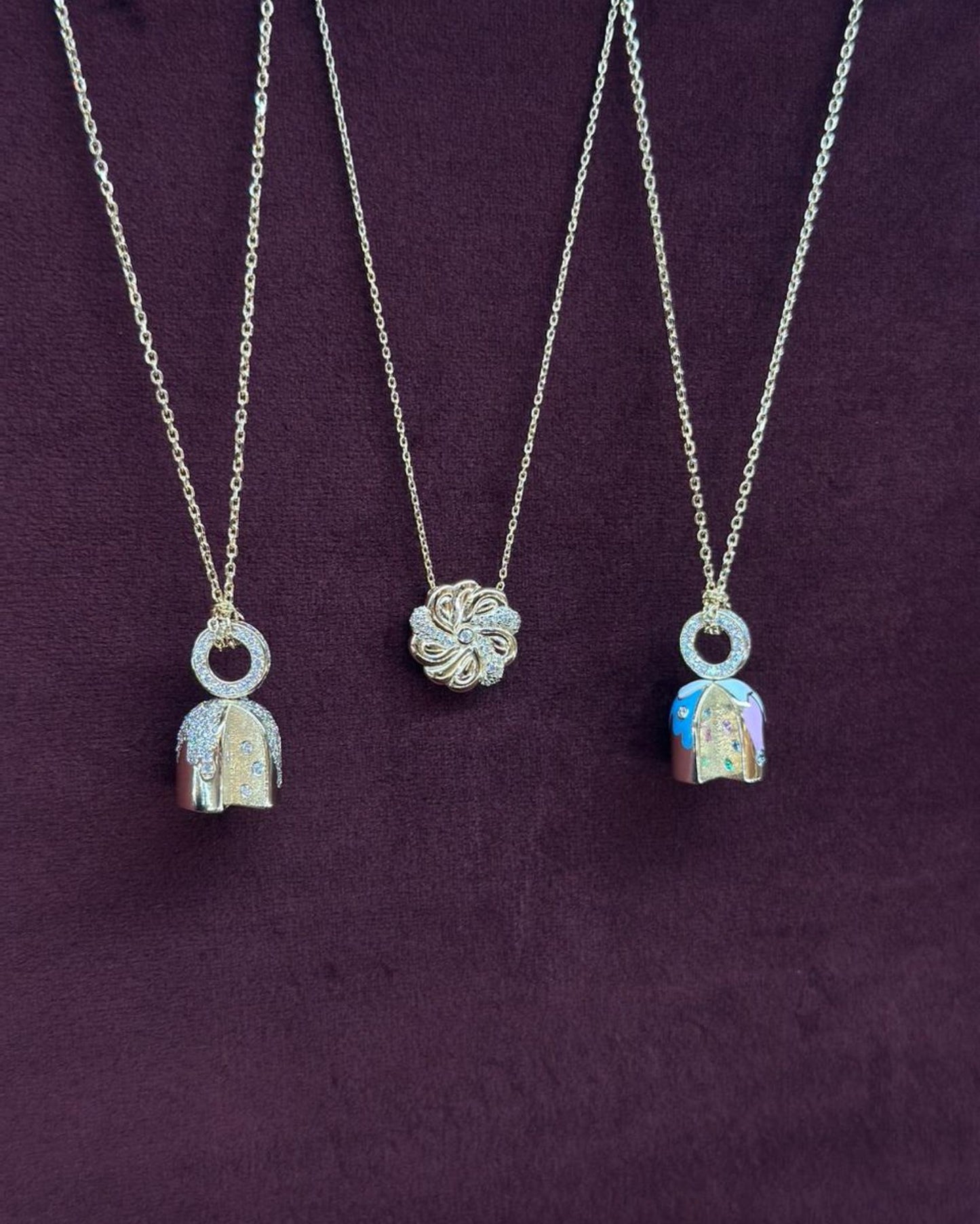 Gold Bread Pendant