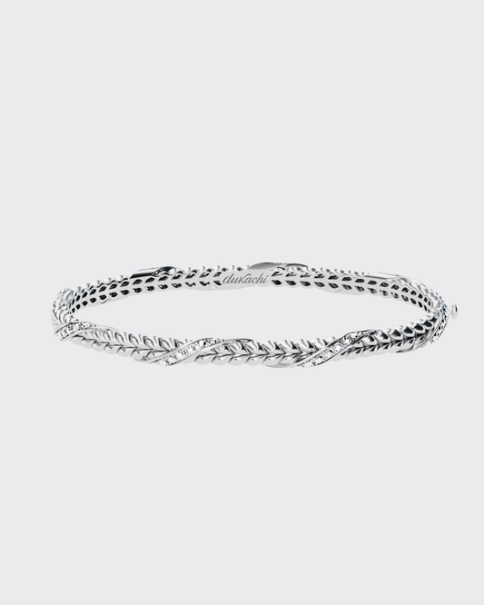 Gold Bracelet Spikelet with diamonds