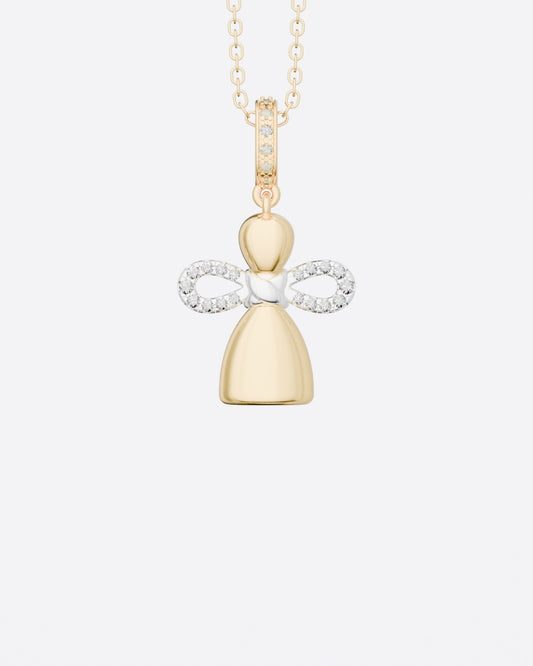 Angel Doll Pendant with diamonds