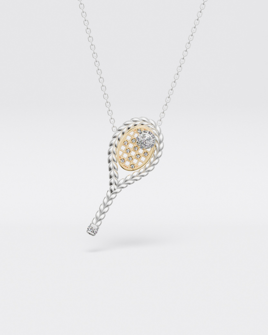 Tennis & Ball Pendant