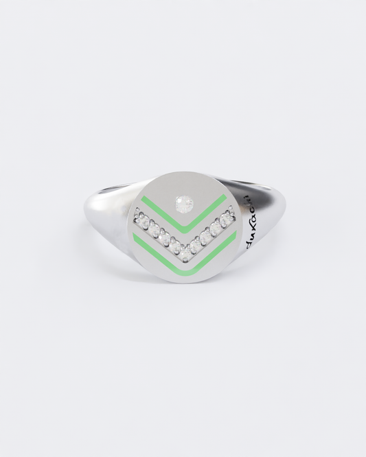 Colors of roots Signet Ring