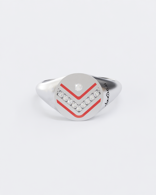 Colors of roots Signet Ring