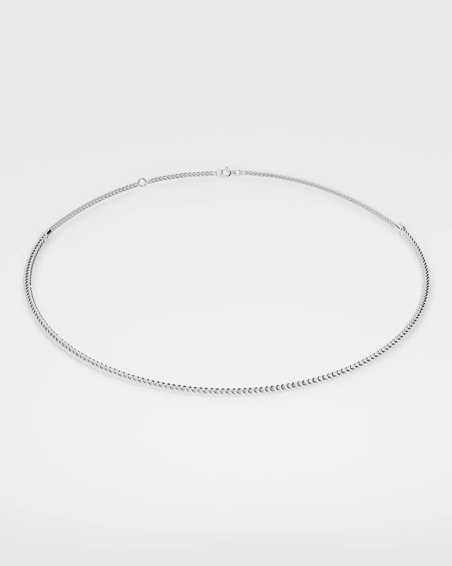 Gold necklace Spikelet