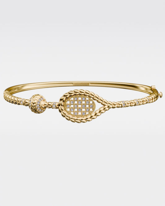 Bracelet tennis sur cordon
