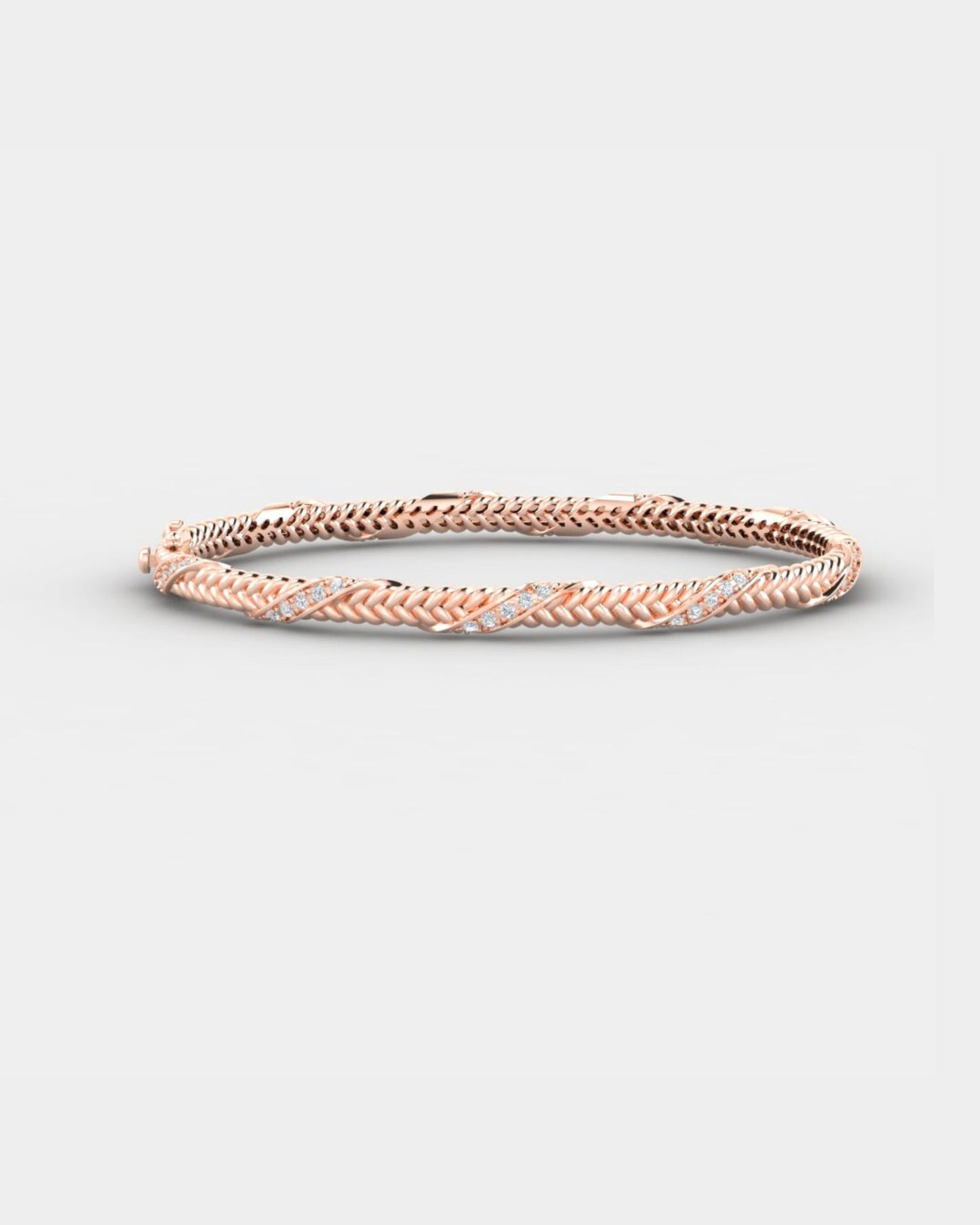 Gold Bracelet Spikelet with diamonds