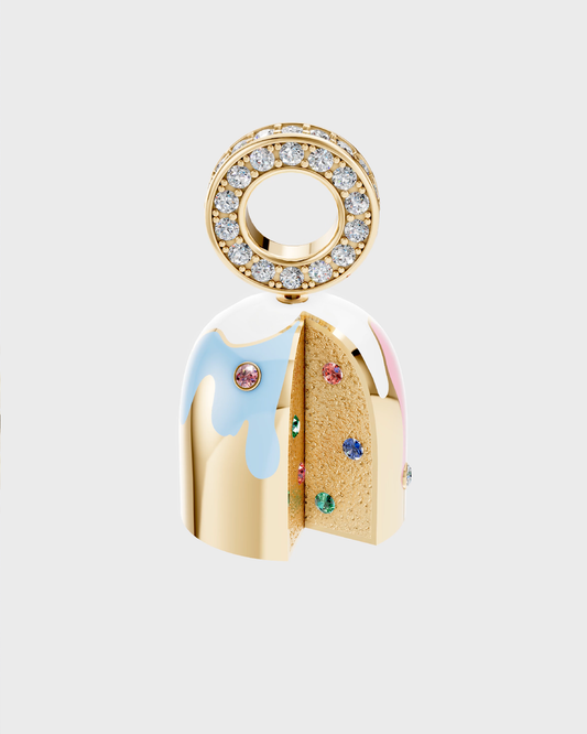 Gold Easter Bread Pendant