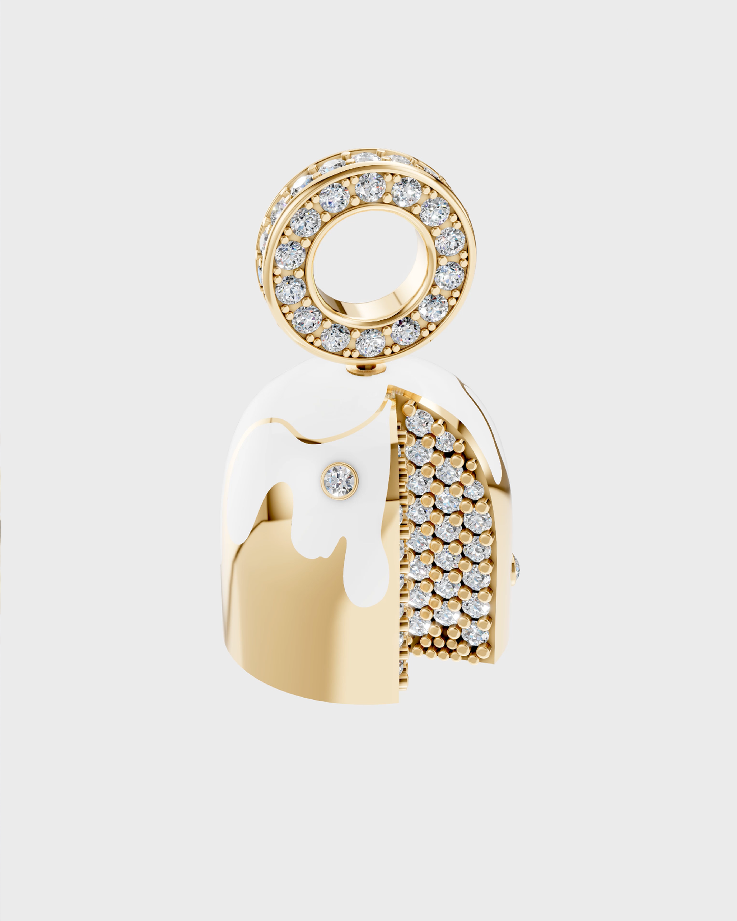 Gold Easter Bread Pendant
