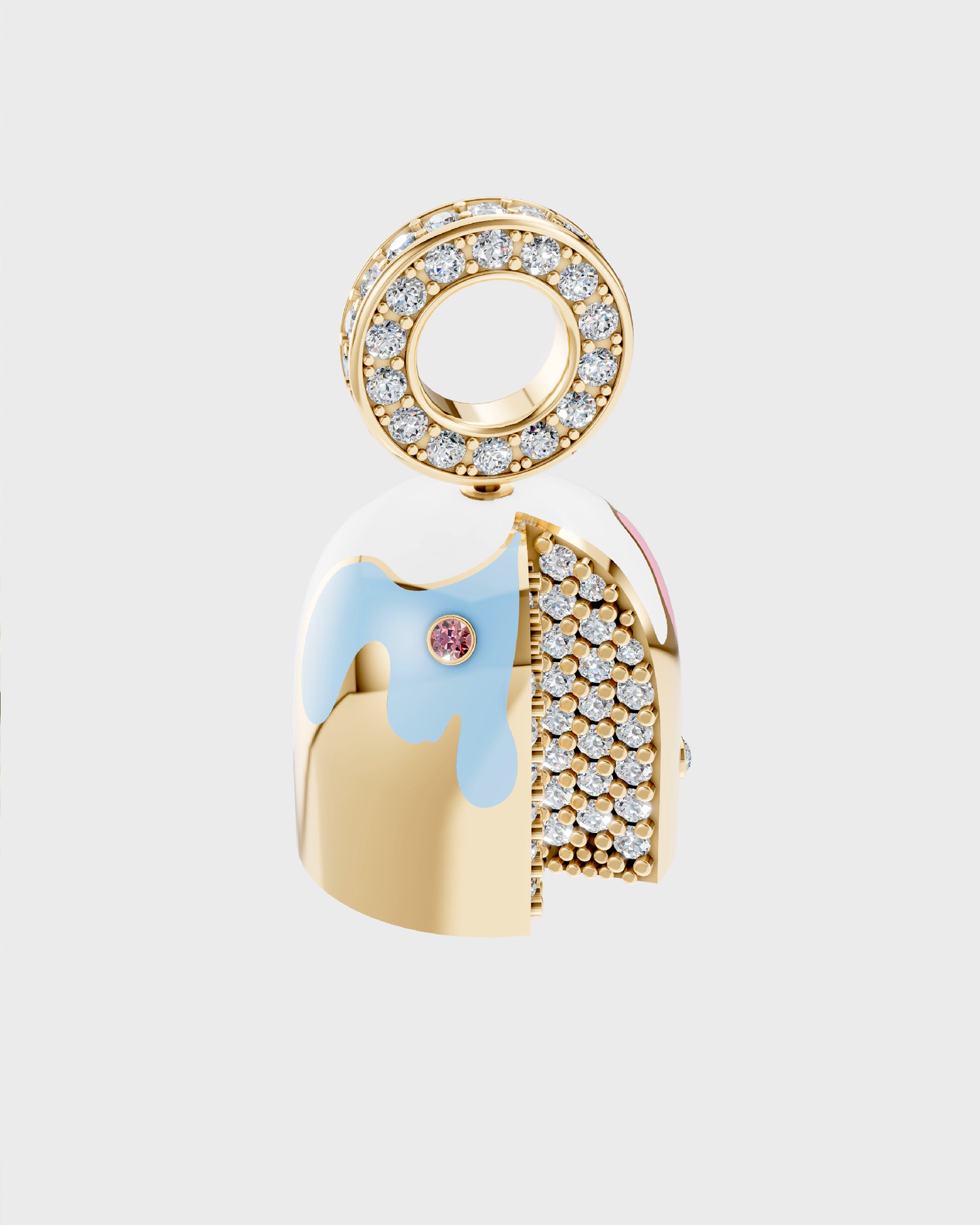 Gold Easter Bread Pendant