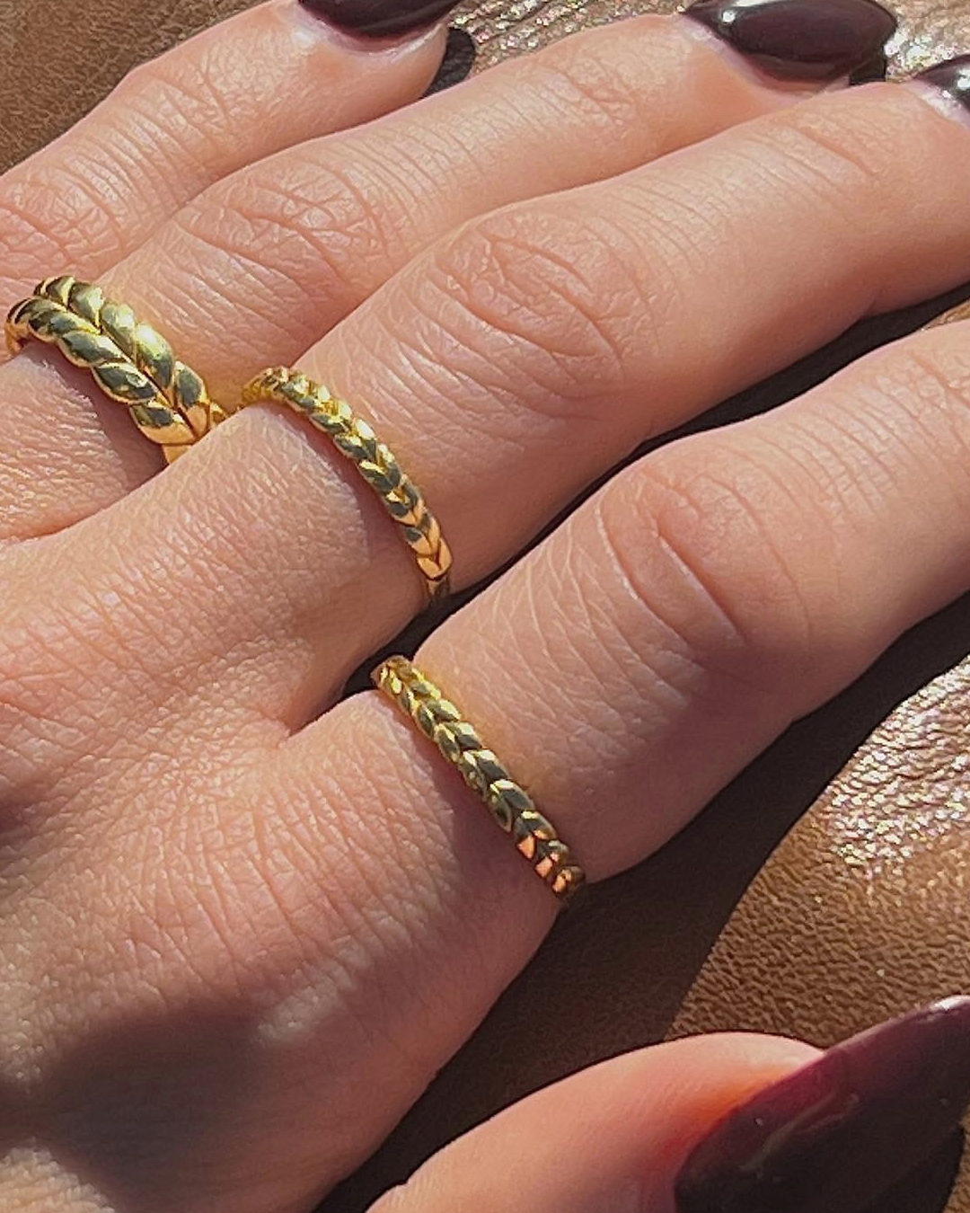 Spikelets mini ring