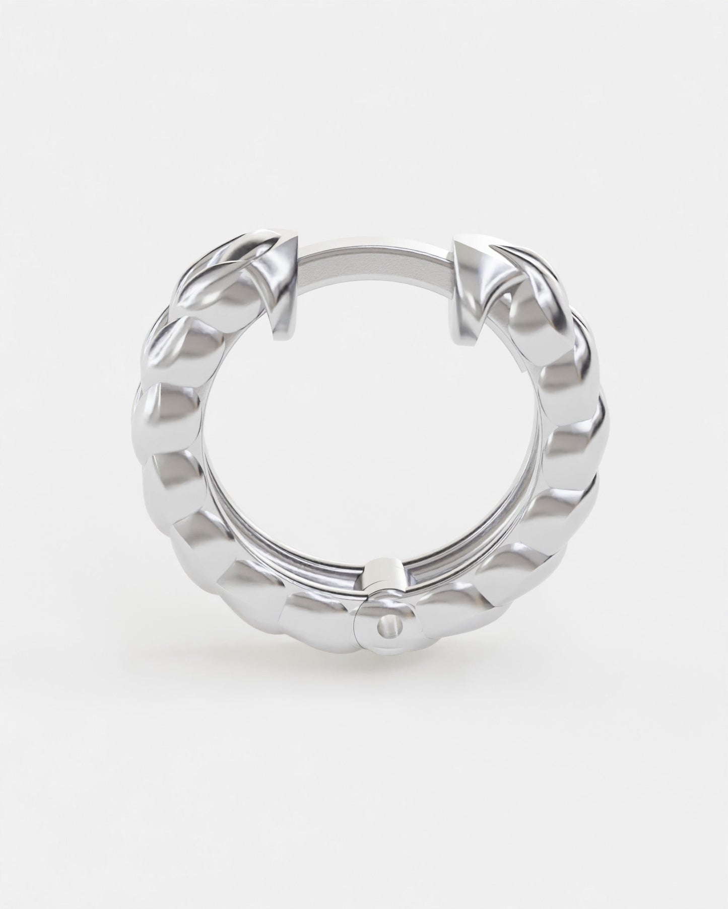 Gold Spikelets hoop earrings