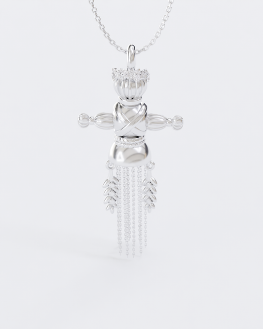 Lucky Charm Doll Wreath pendant