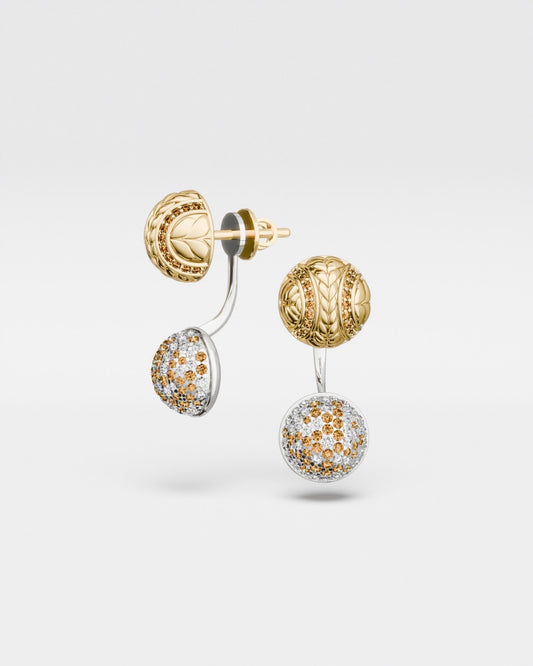 Tennis Ball Stud Earrings· Clay Court