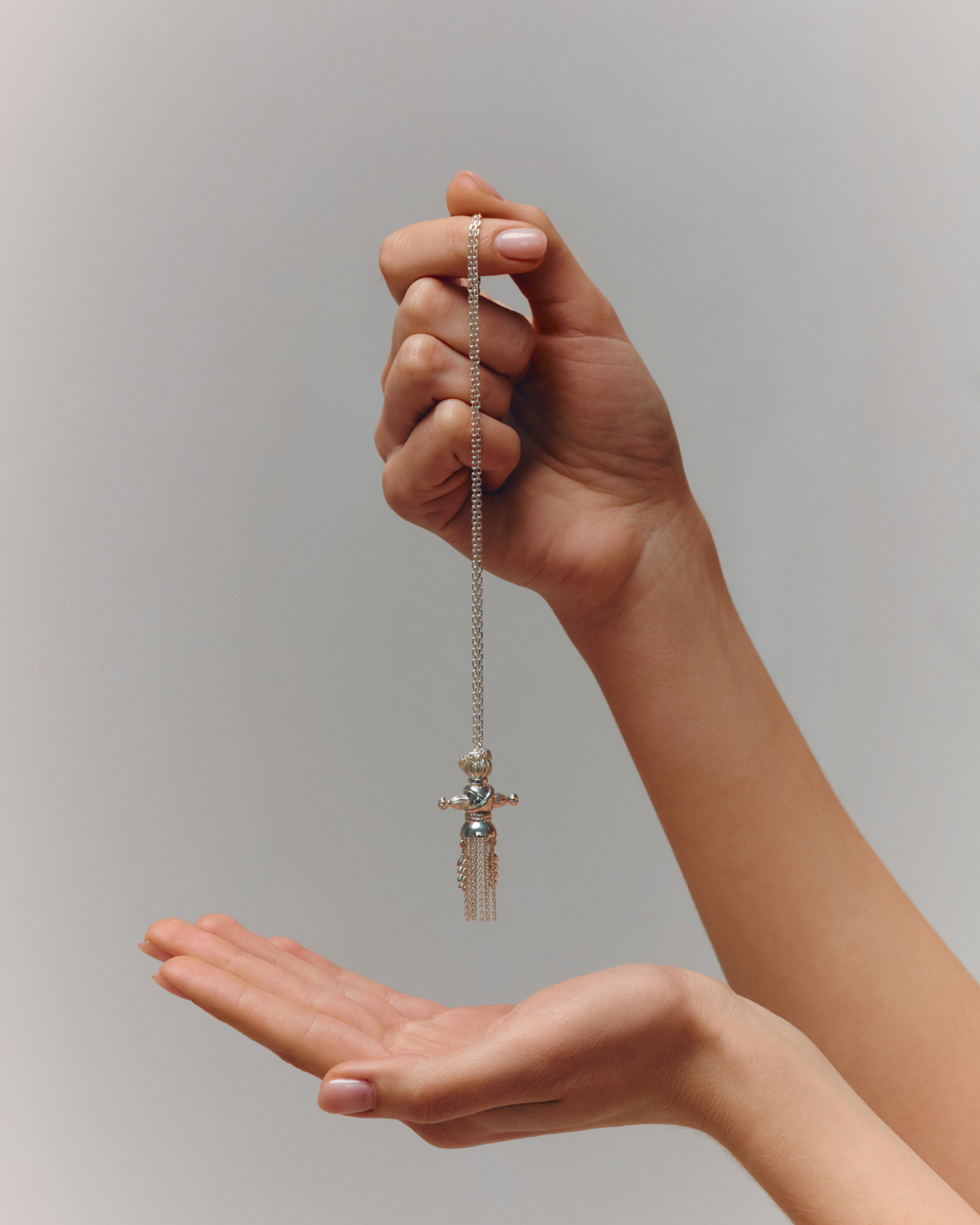 Spring Doll Pendant with diamonds