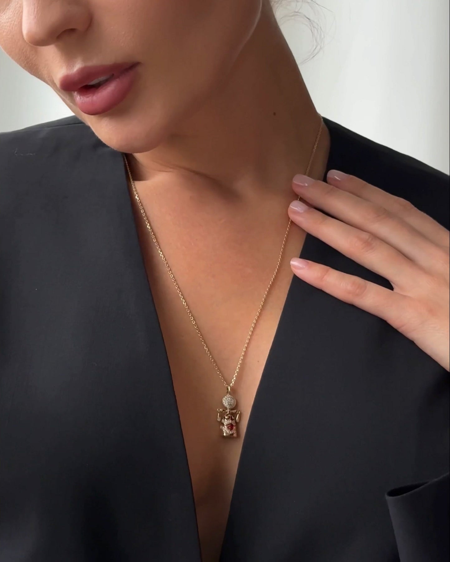 Colors of roots Lucky charm doll pendant