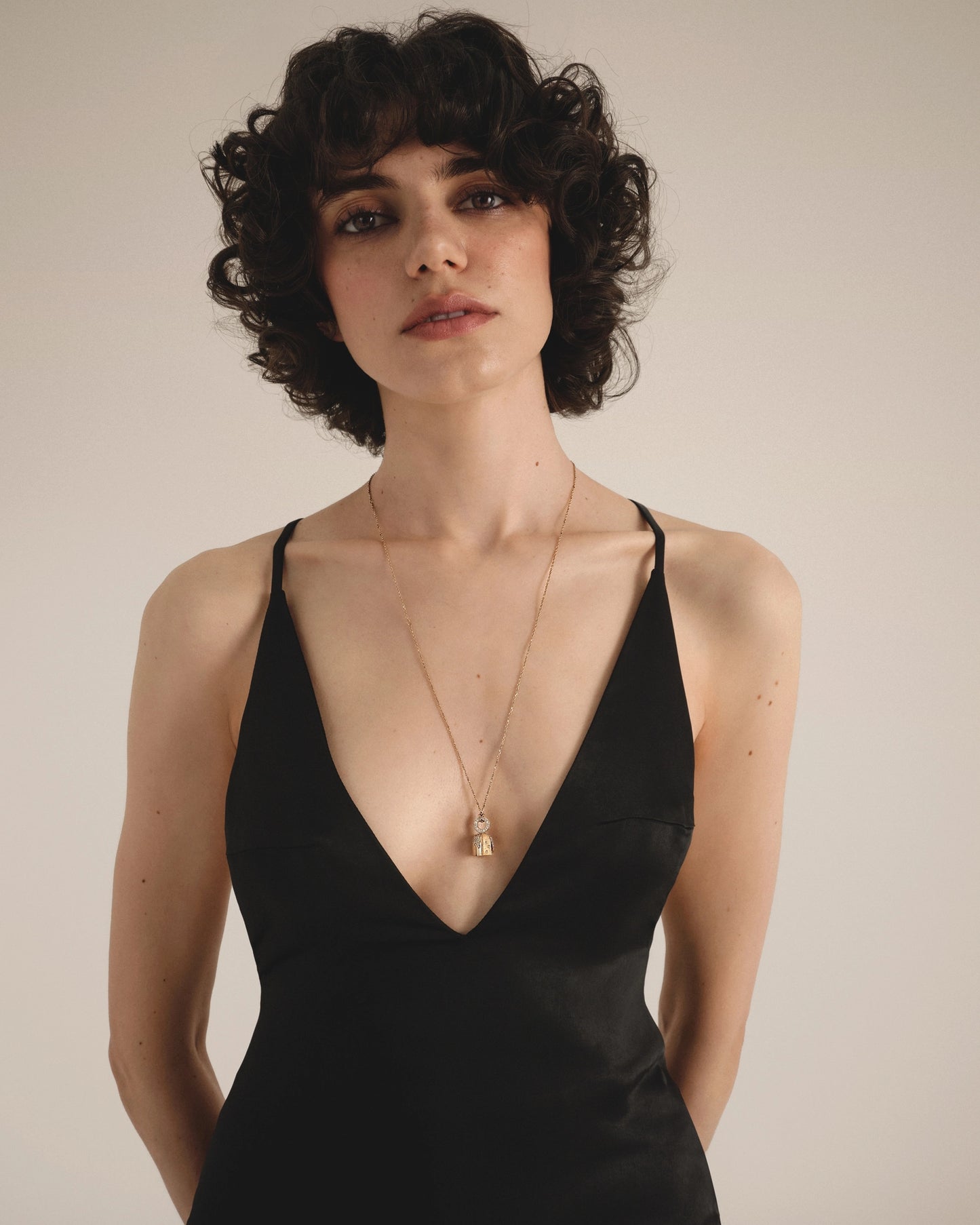 GOLD Easter Bread Pendant