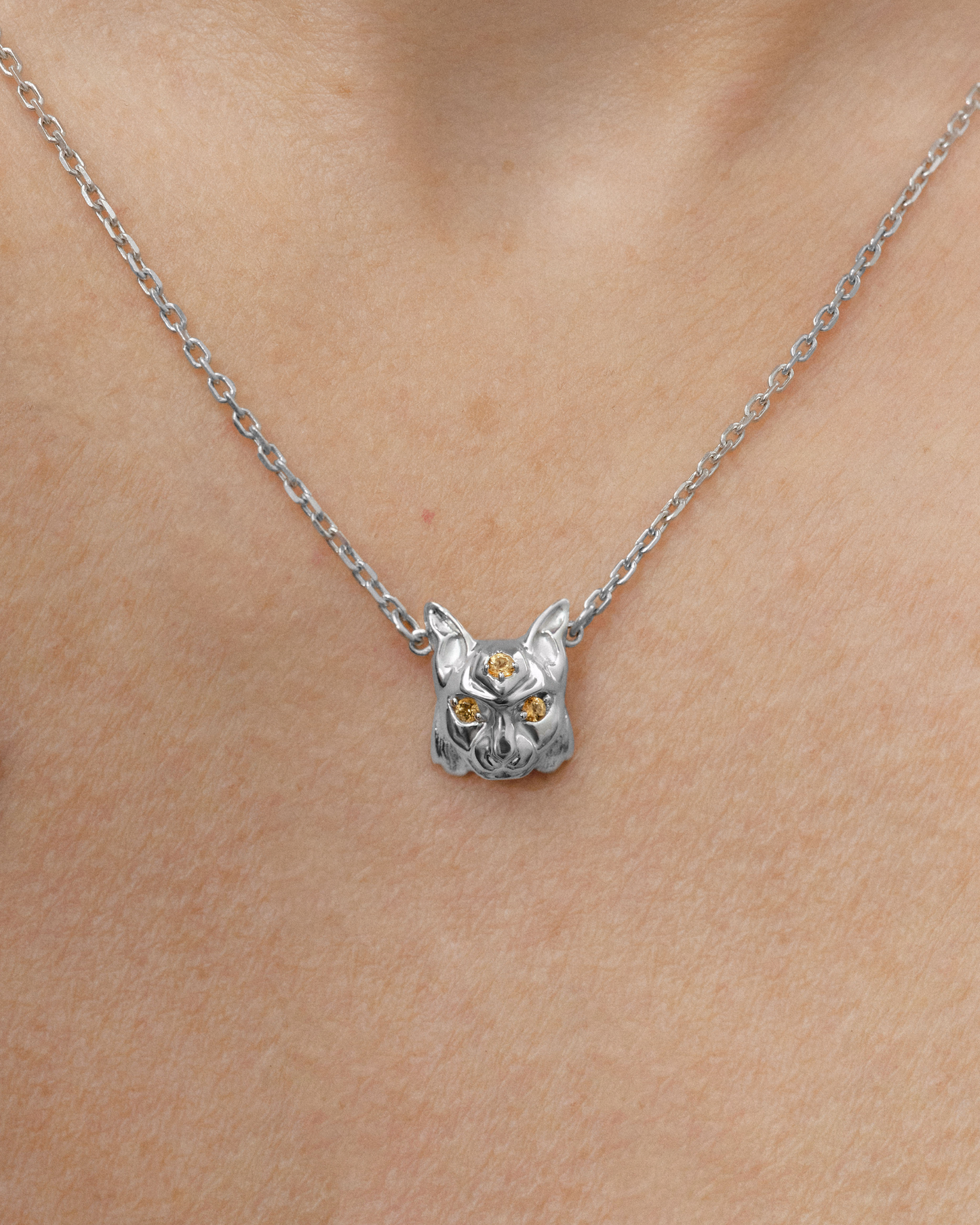 Gold necklace Lynx