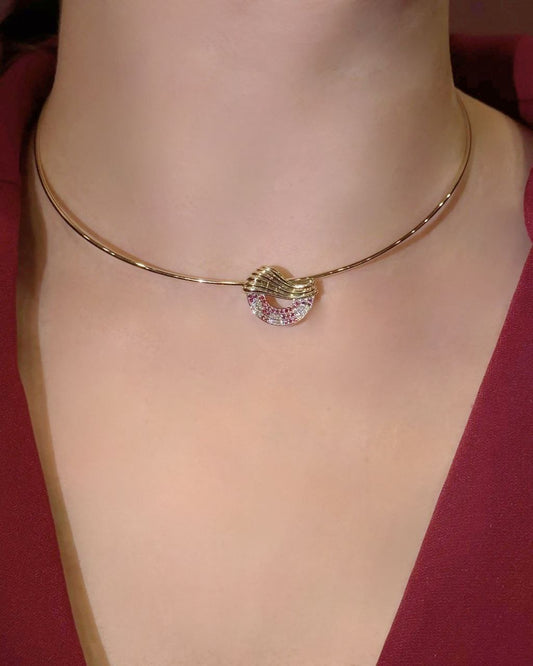 Gold choker Maria