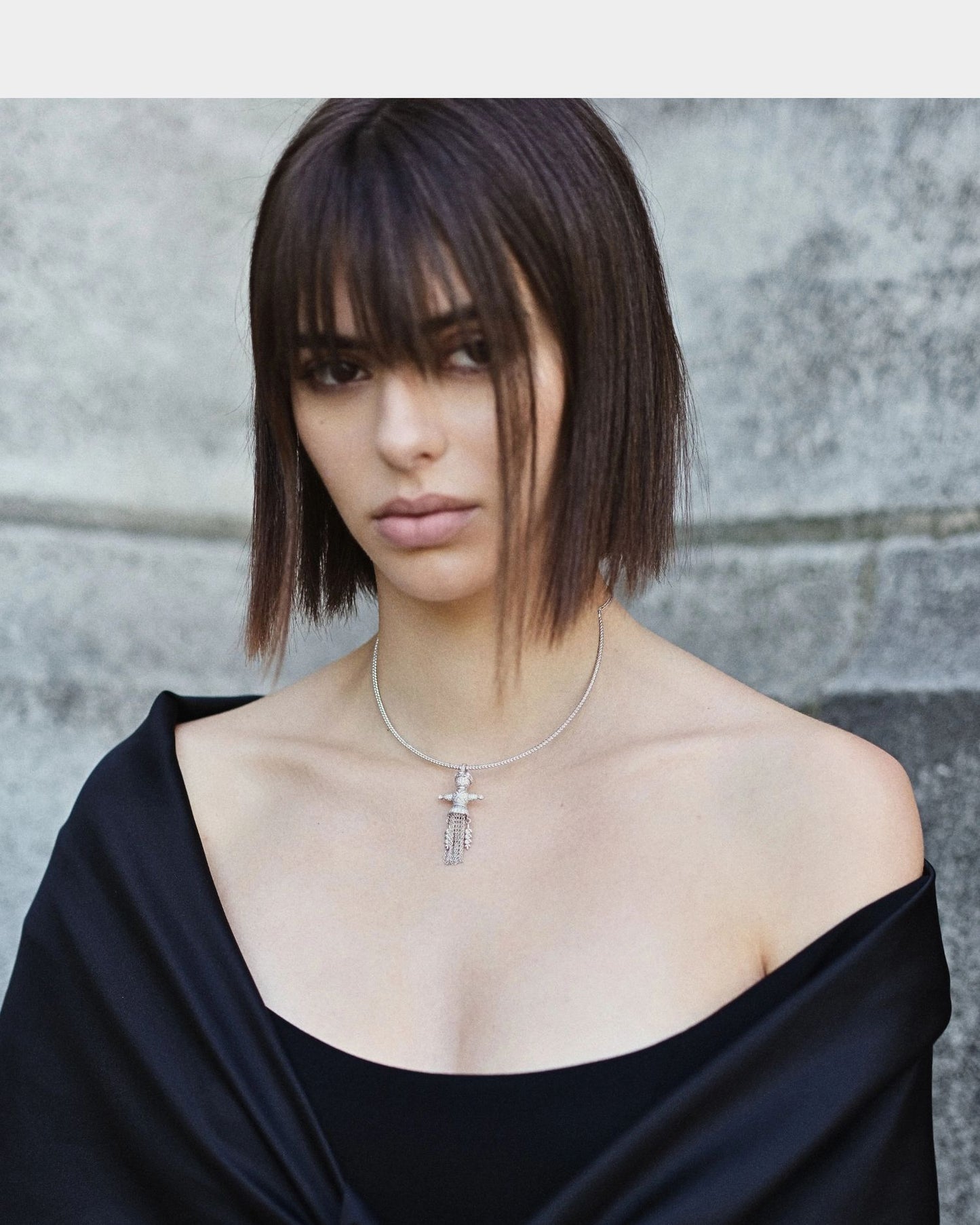 Spring Doll Pendant with diamonds