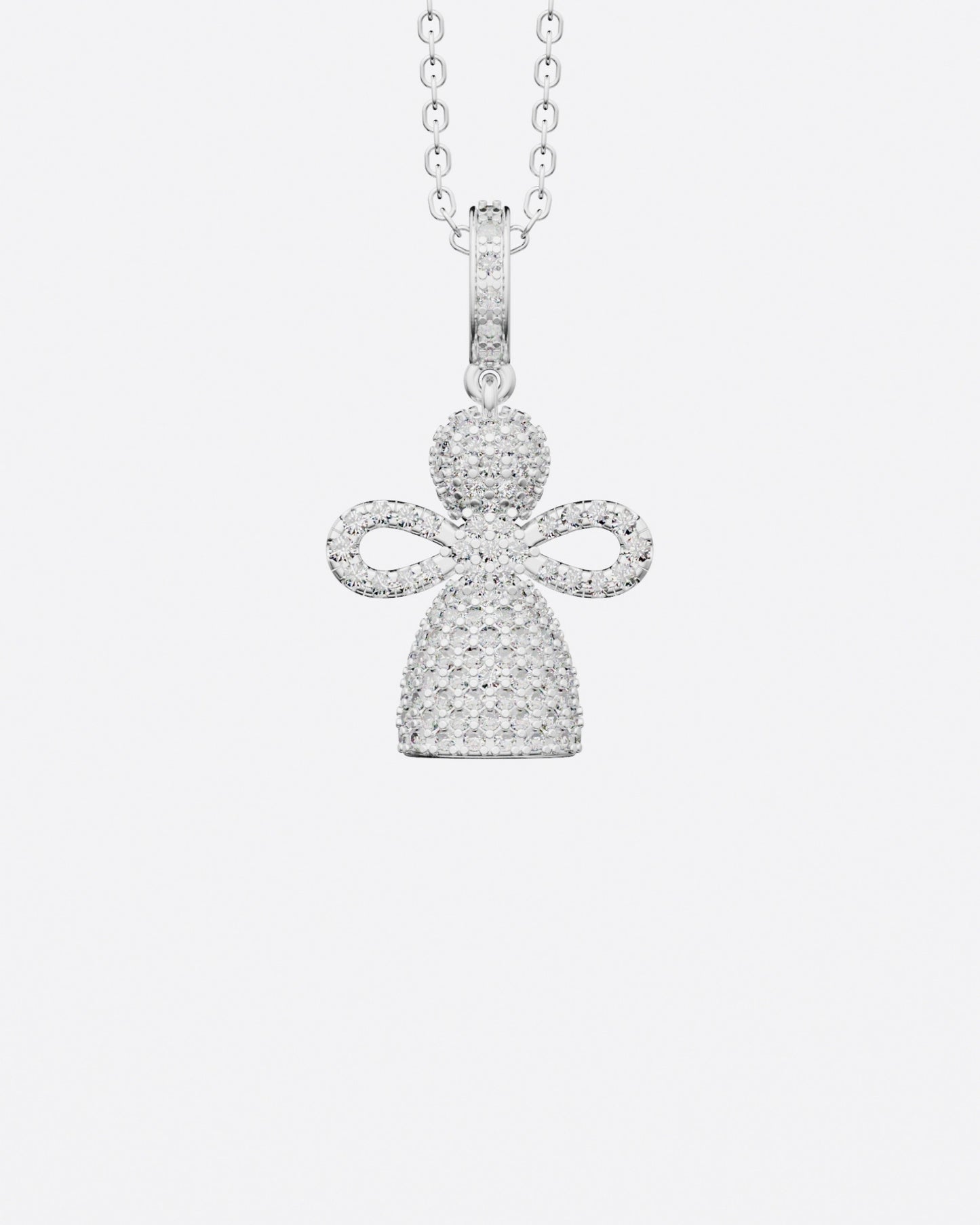 Angel Doll Pendant with diamonds
