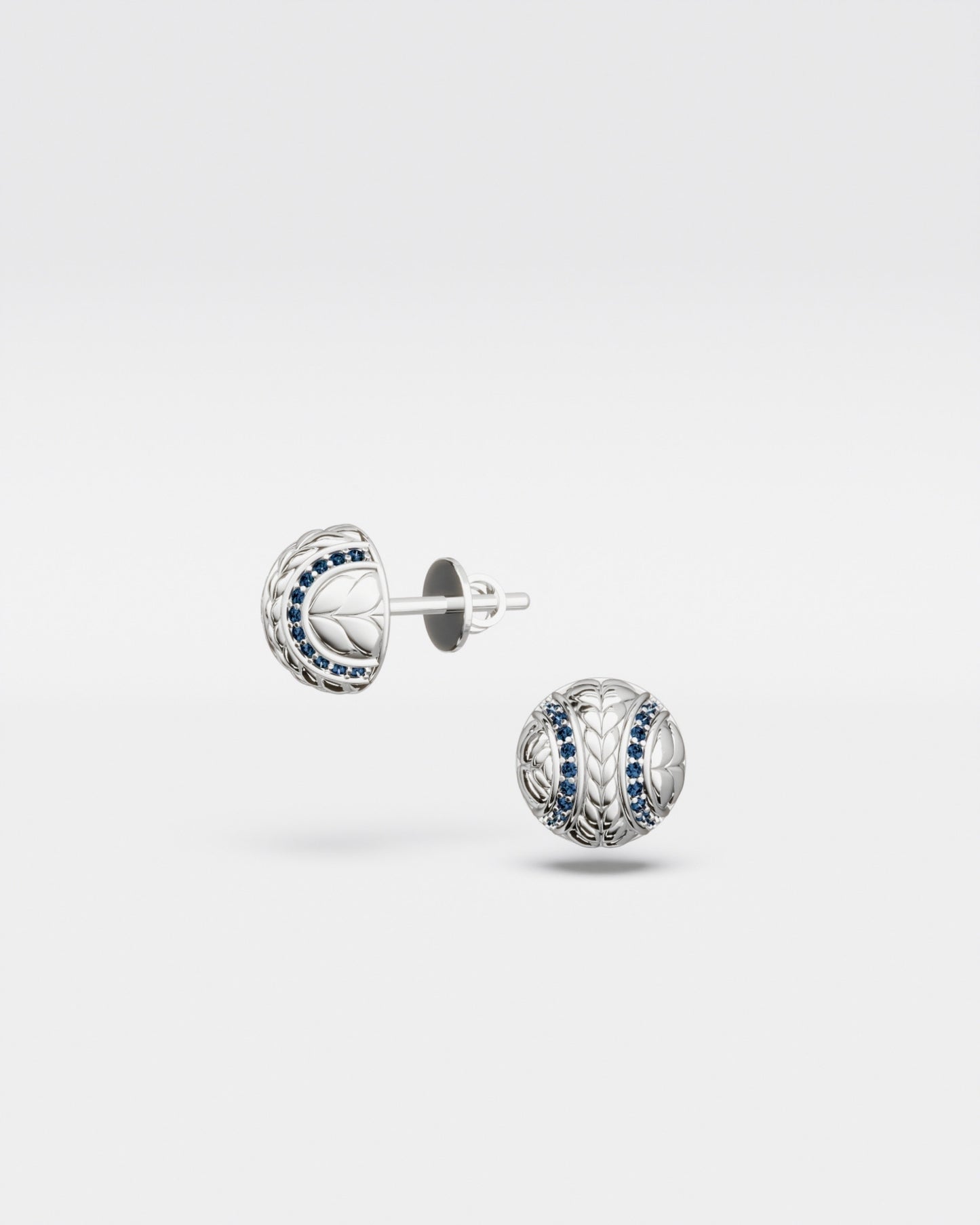 Tennis Ball Stud Earrings mini Hard court