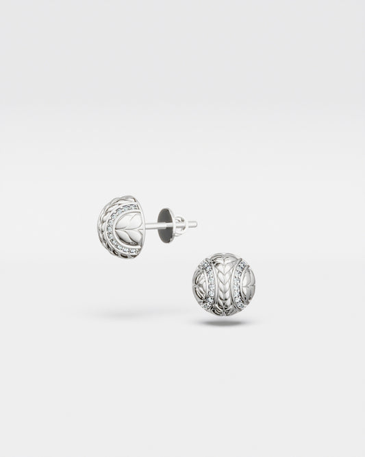 Tennis Ball Stud Earrings mini Classic