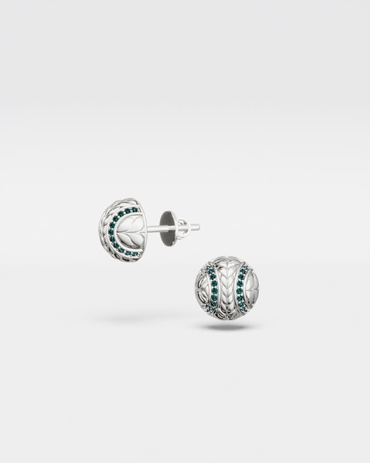 Boucles d'oreilles Mimosa en or