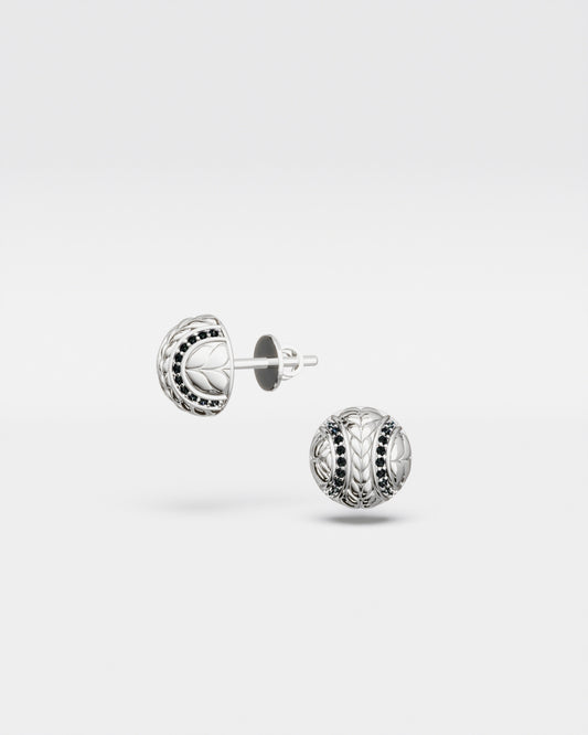 Boucles d'oreilles Mimosa en or