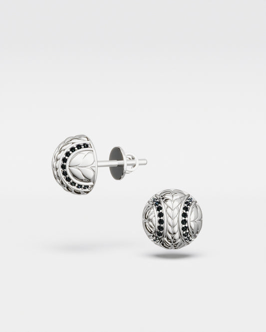 Boucles d'oreilles Mimosa en or