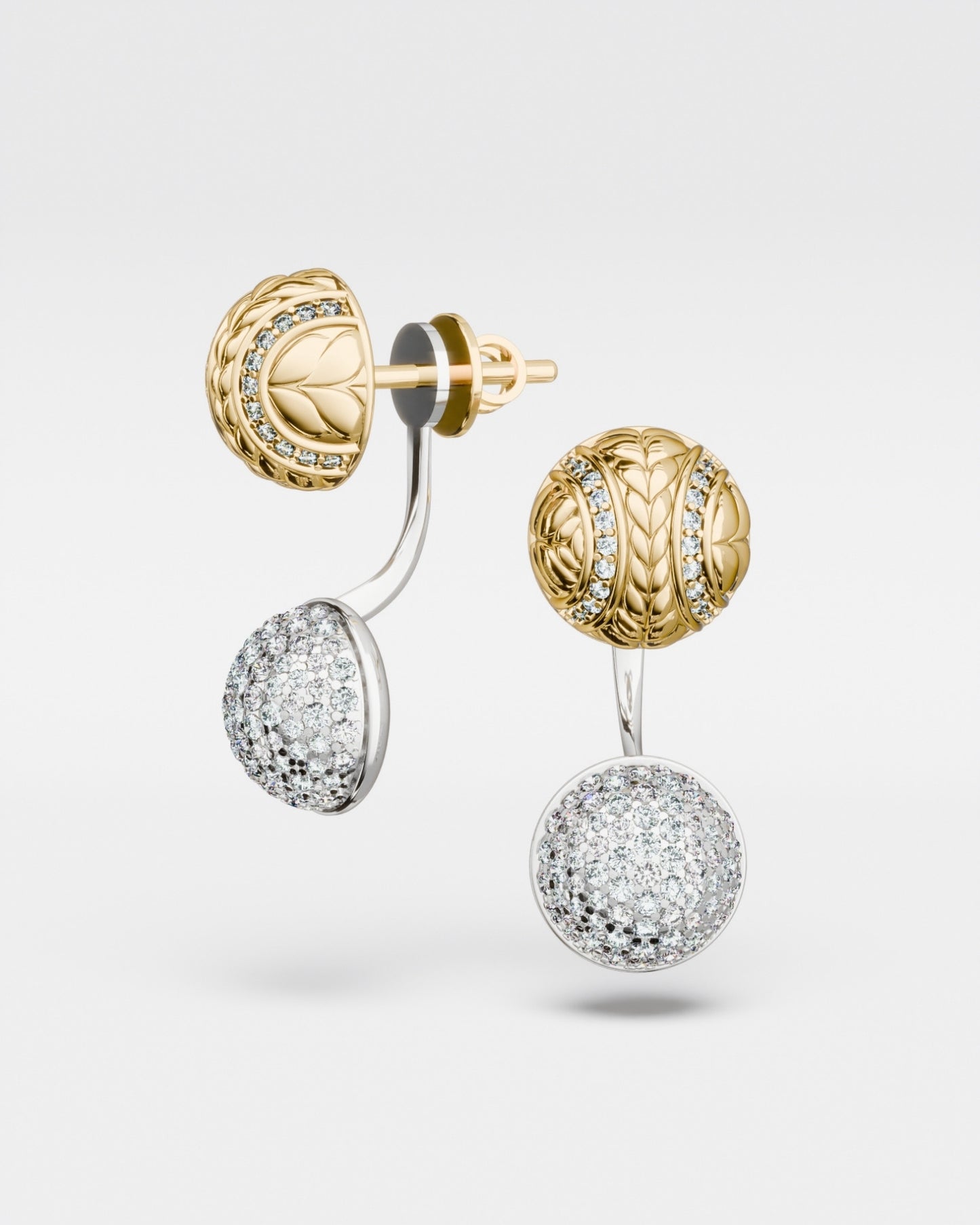 Tennis Ball Stud Earrings