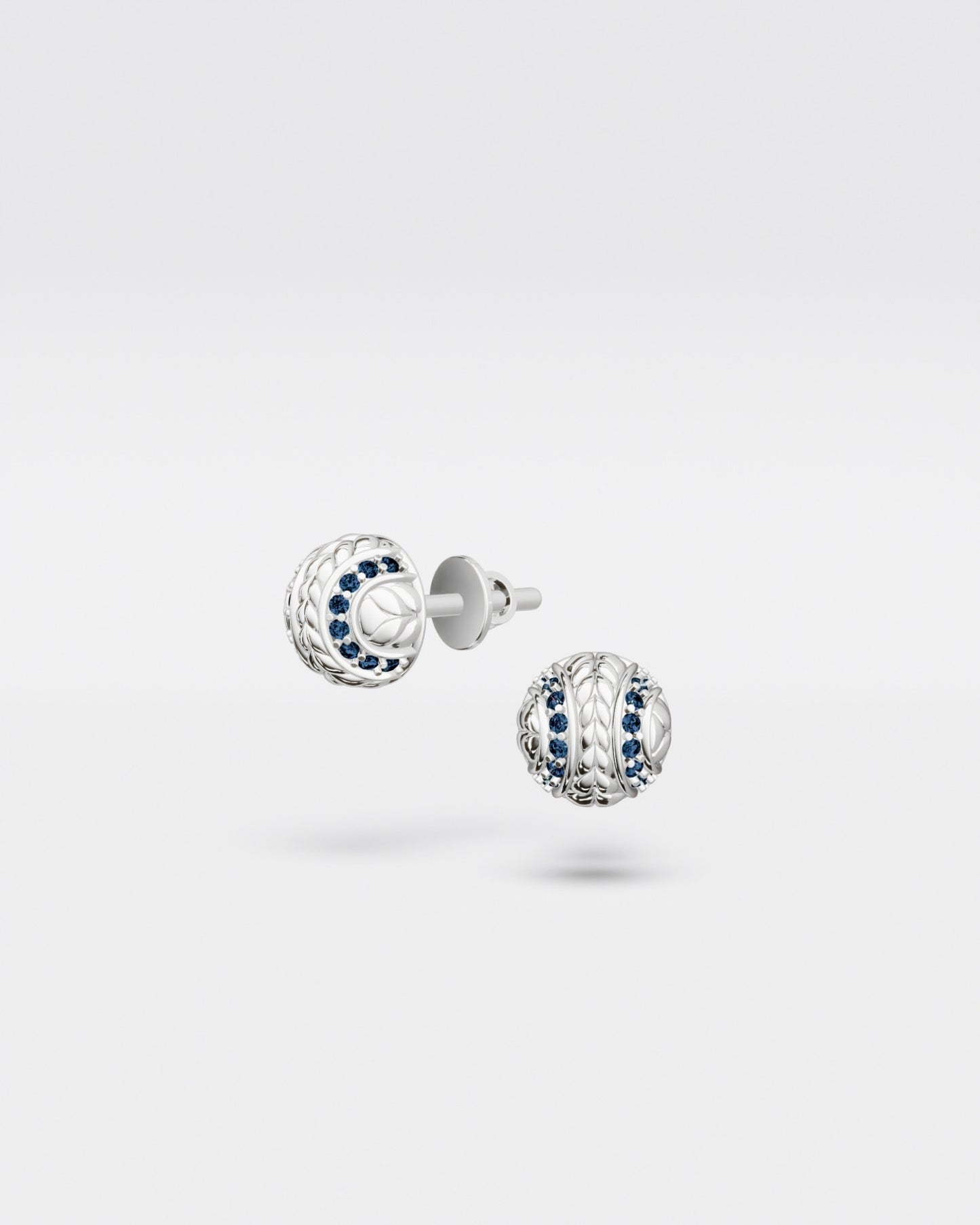 Tennis Ball Stud Earrings Hard Court mini