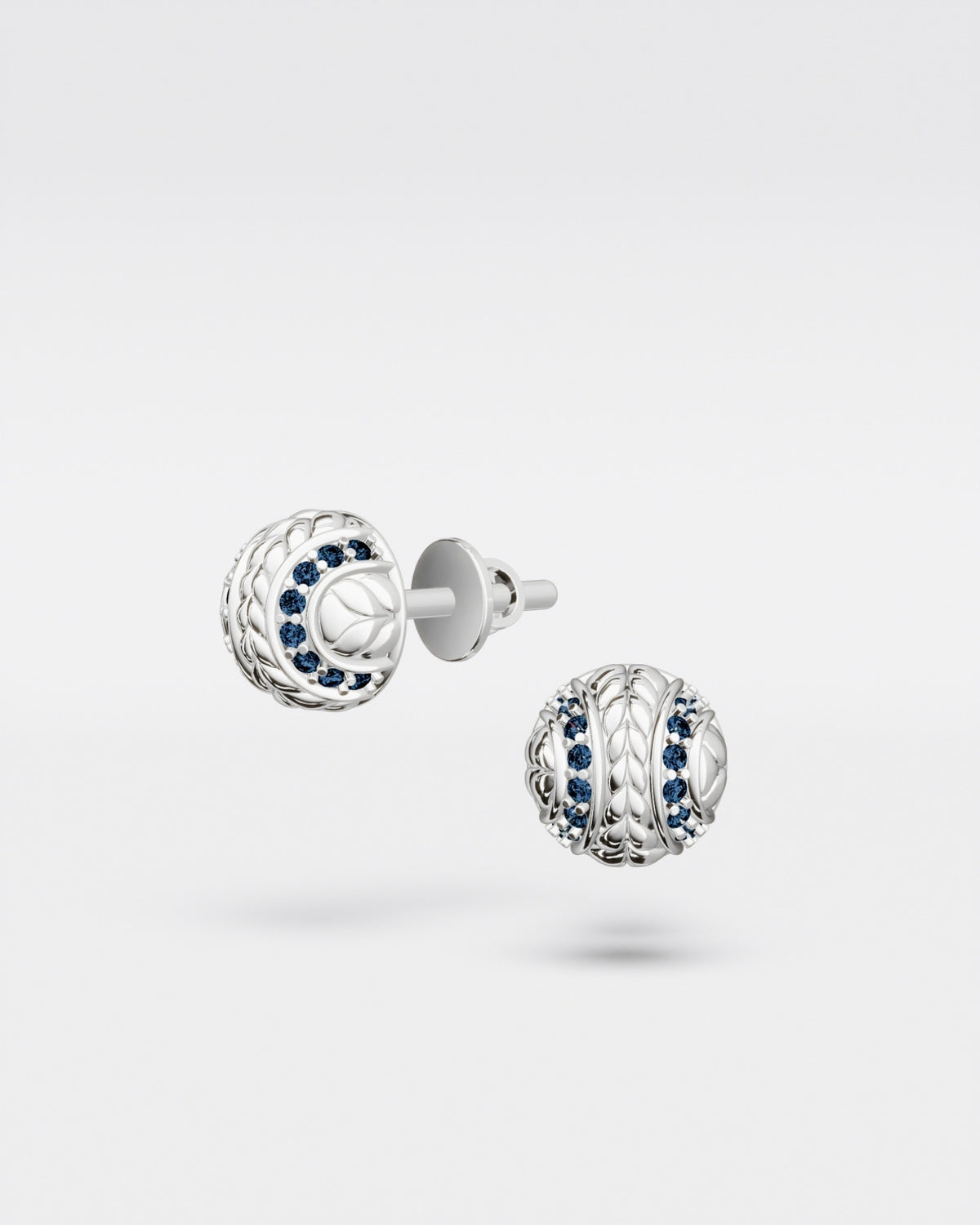 Tennis Ball Stud Earrings Hard Court mini