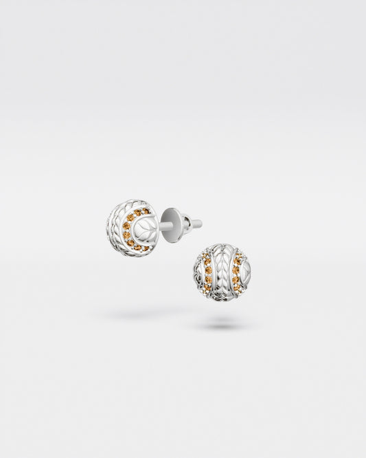 Tennis Ball Stud Earrings mini · Clay court