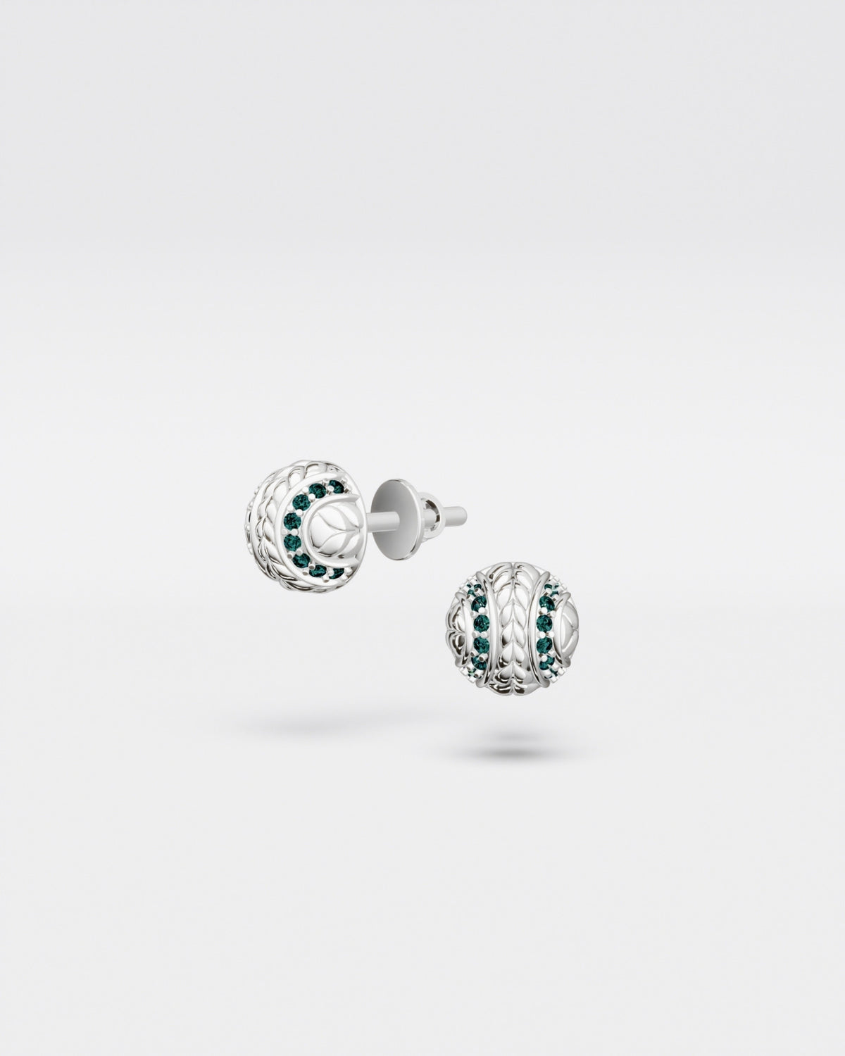 Tennis Ball Stud Earrings mini · Grass court