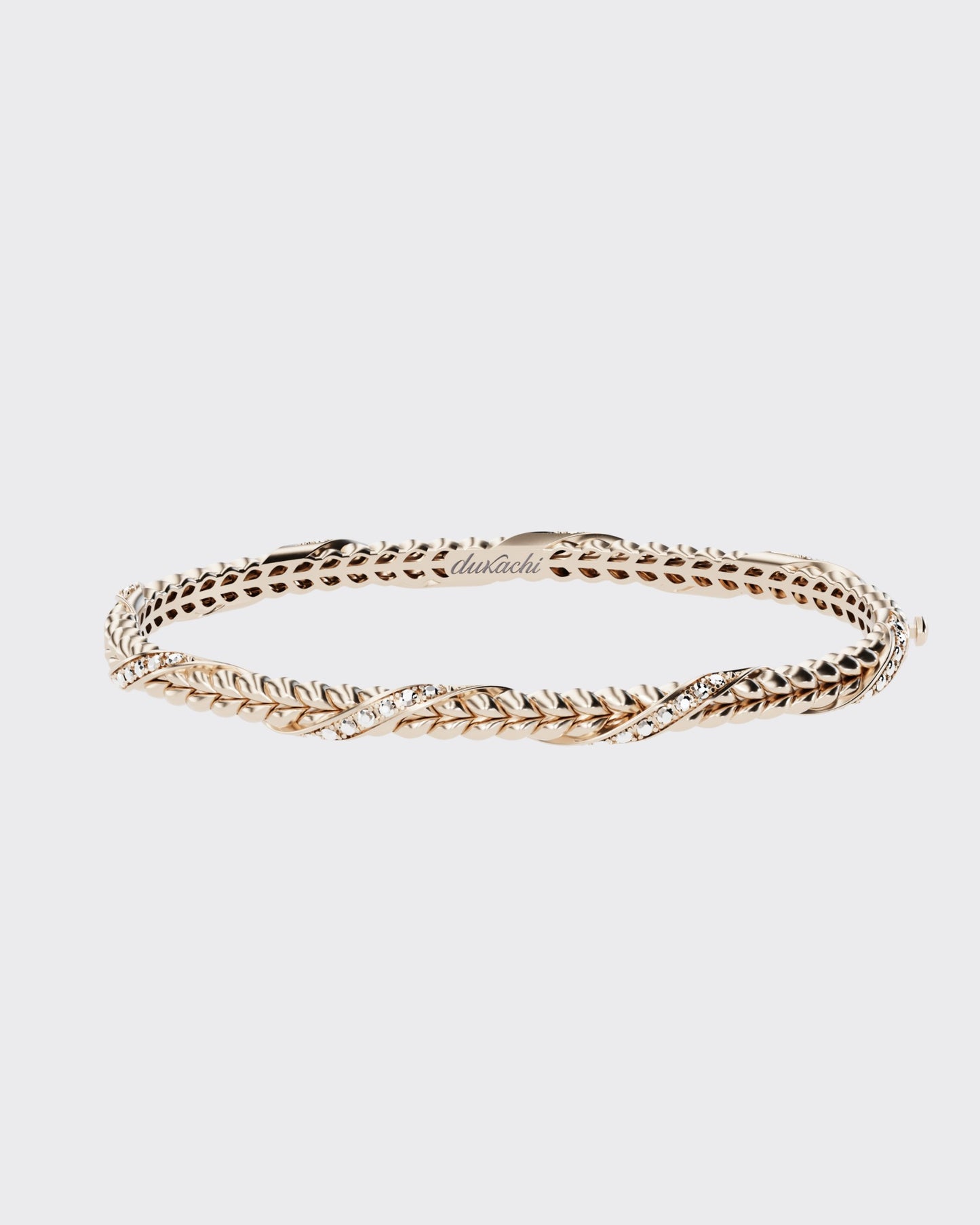 Gold Bracelet Spikelet  with diamonds
