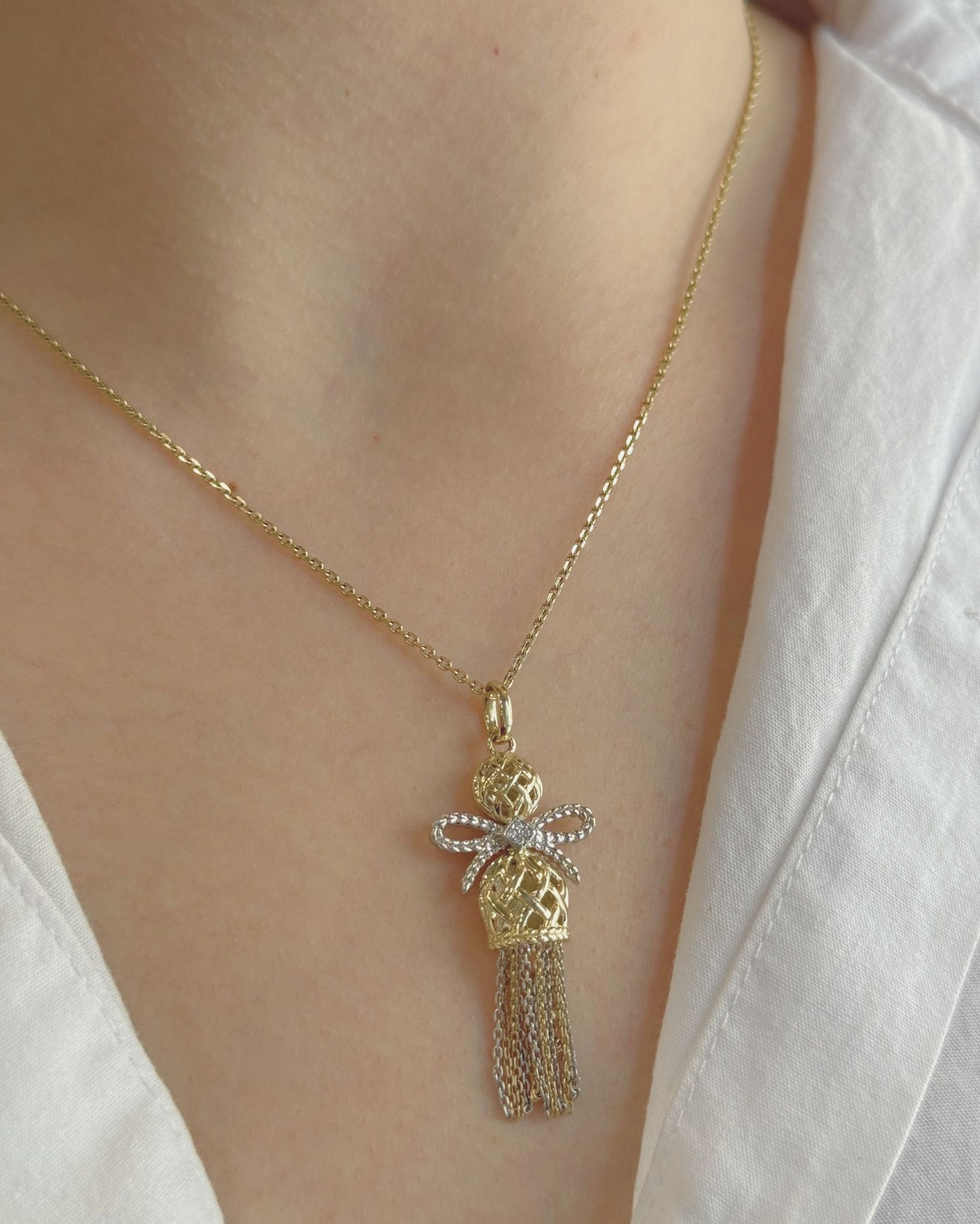 Woven Doll pendant