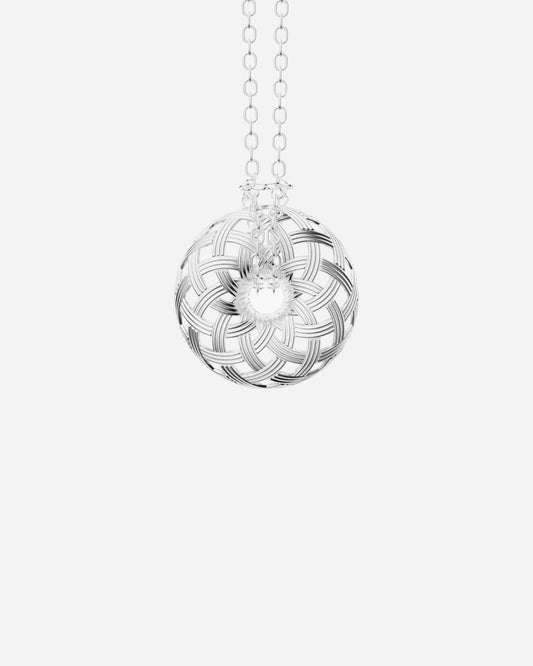 Round pendant Weaving