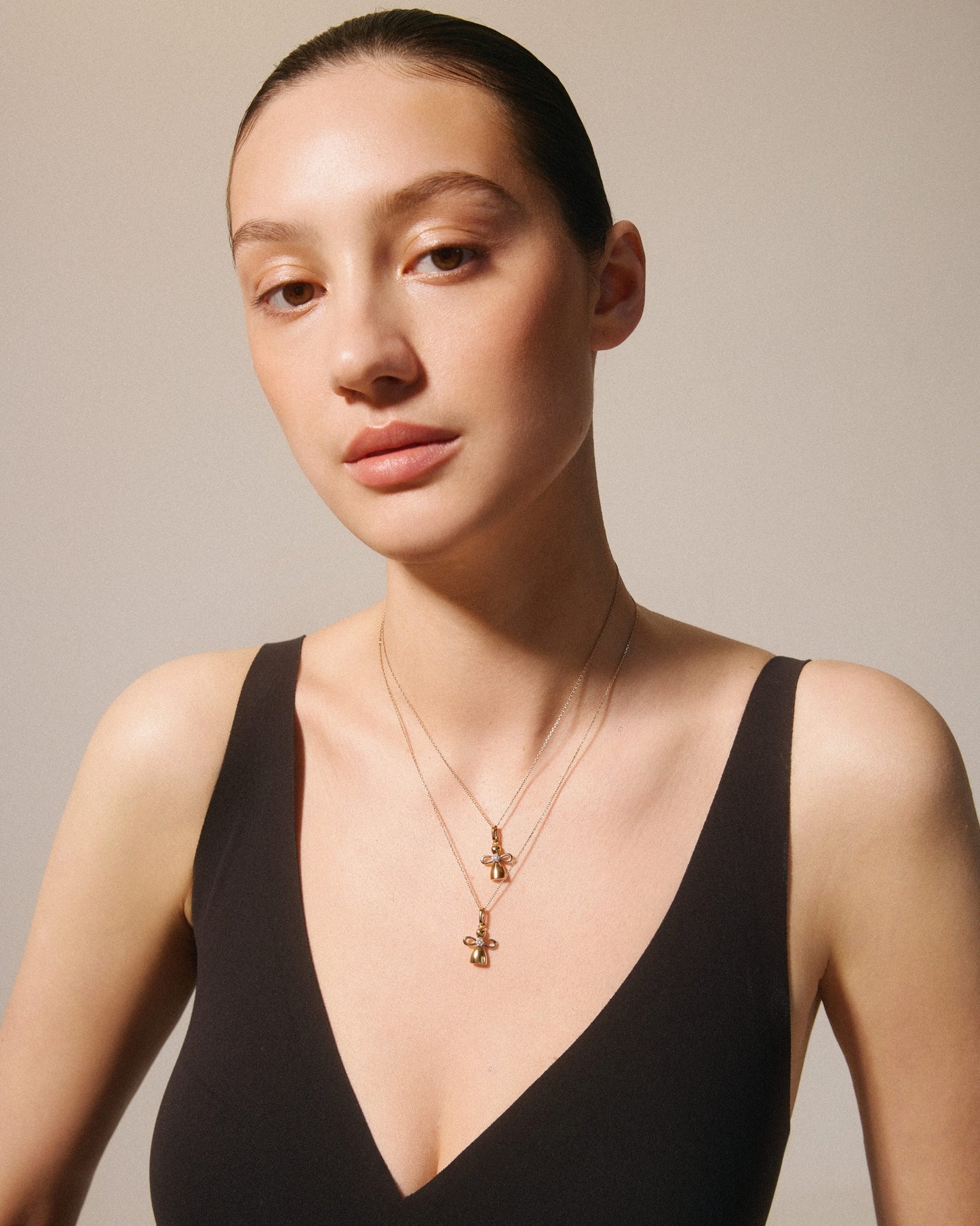 Angel Doll Pendant with diamonds
