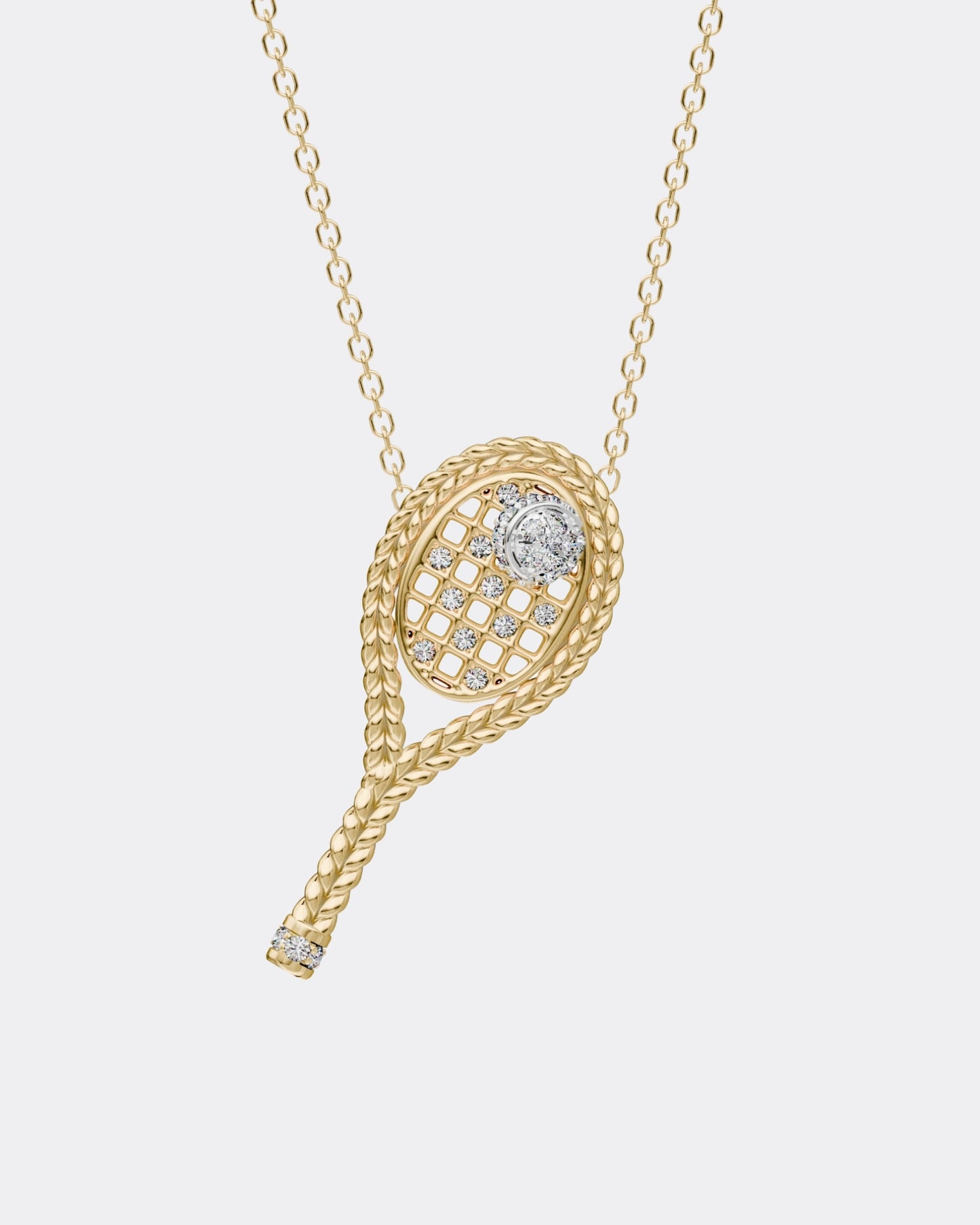 Pendant Tennis with ball