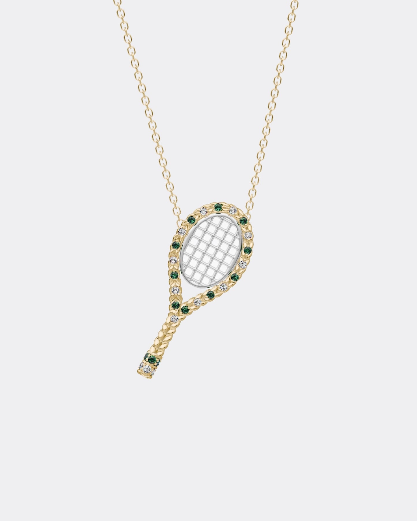 Tennis Pendant · Grass Court